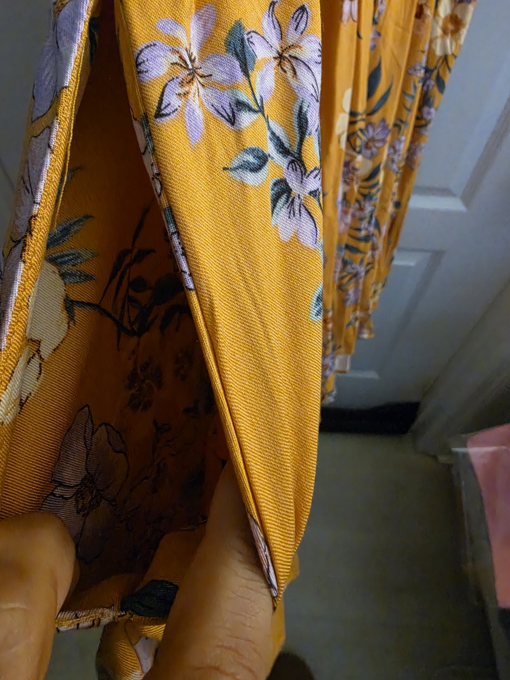 torrid Gold Floral Sweetheart Midi Dress - Picture 6 of 7